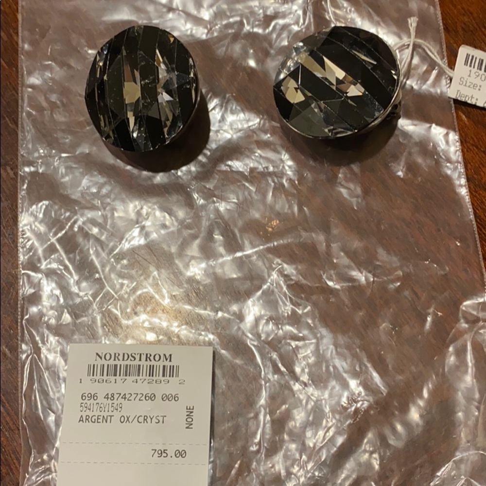 Saint Laurent crystal earrings